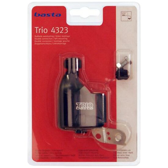 Basta DYNAMO TRIO L RUBBER WIEL KRT 4323 ZWART