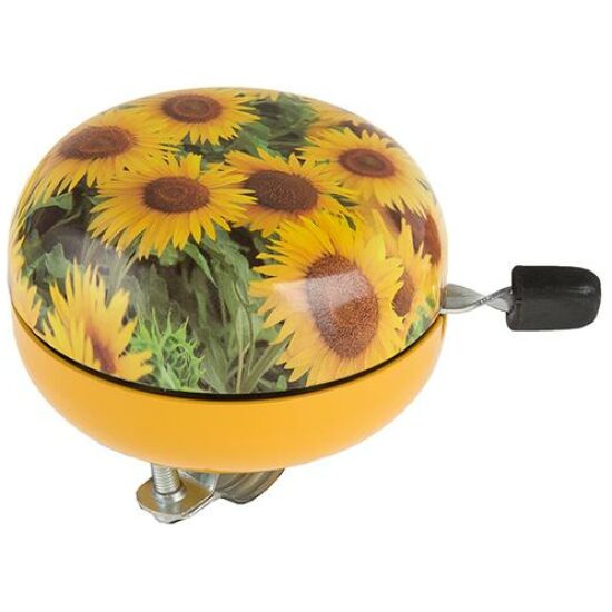 Merkloos BEL DING DONG SUNFLOWER 80MM GEEL