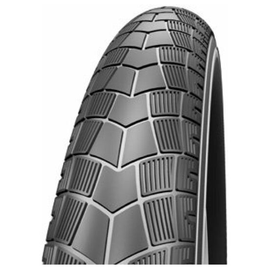 Schwalbe BUB 20X200 SC 50-406 R BIG APPLE KG ZW ZWART