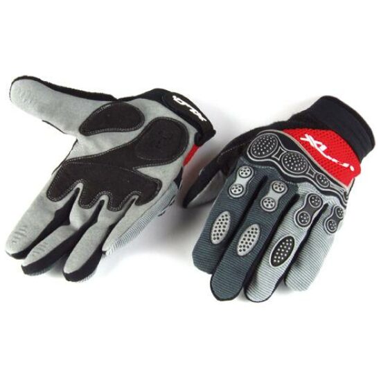 Xlc HANDSCHOEN CHALLENGER XL PAAR ROOD ZWART GRIJS