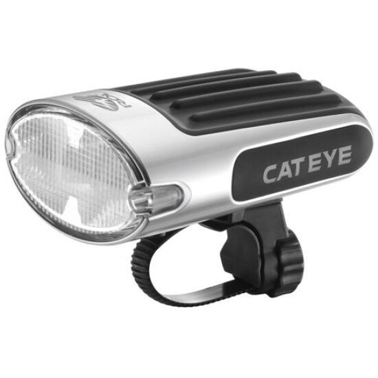 Cateye KOPLAMP LED EL610RC EC OPL.B WIT ZILVER