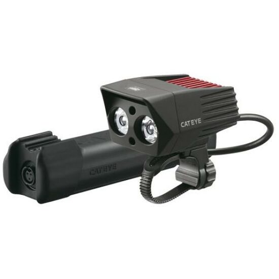 Cateye KOPLAMP CAT EL920RC SUMO2 2 MULTI LED ACCU ZWART