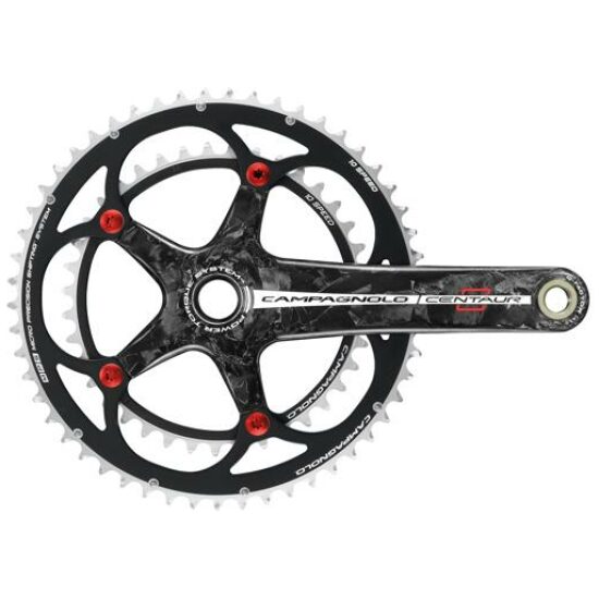 Campagnolo CRANKSTEL CA CENTAUR R&B PT 10V CB 175 39/53 ZWART / ROOD