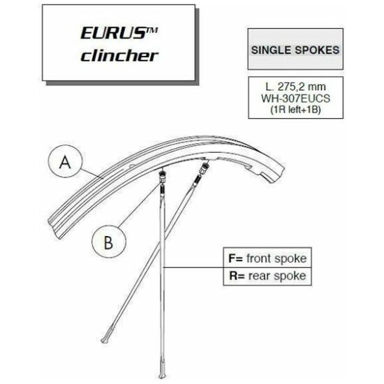 Campagnolo SPAAK CA EURUS ZI 2006 A L WH-307EUCS ZILVER