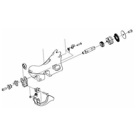 Campagnolo VERSD CA 11V L TRIPLE POWERSHIFT AT/CE ZW Z/RE ZWART