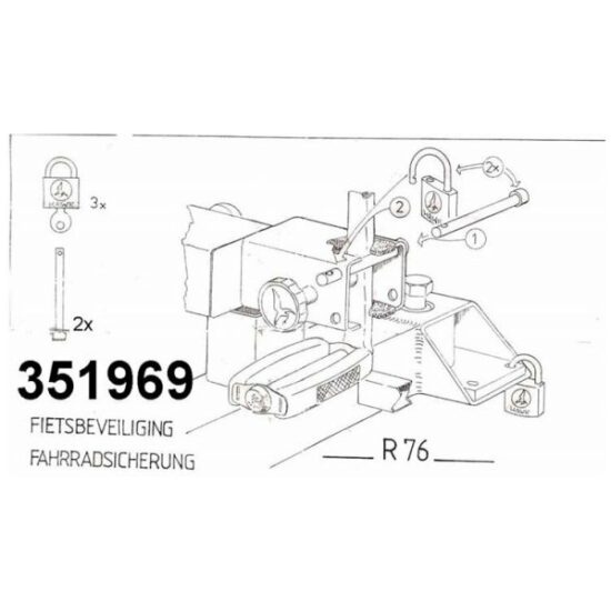 Spinder FIETD SLOTSET CRANK HAWK/FALCON