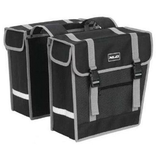 Xlc TAS DUBBEL TIAZZO MAXI ZW SCHUIN ZWART