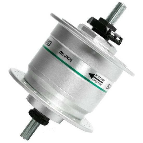 Shimano NAAF SH V DYNAMO 3.0W 36G ALM VAST DH3N20 ZILVER