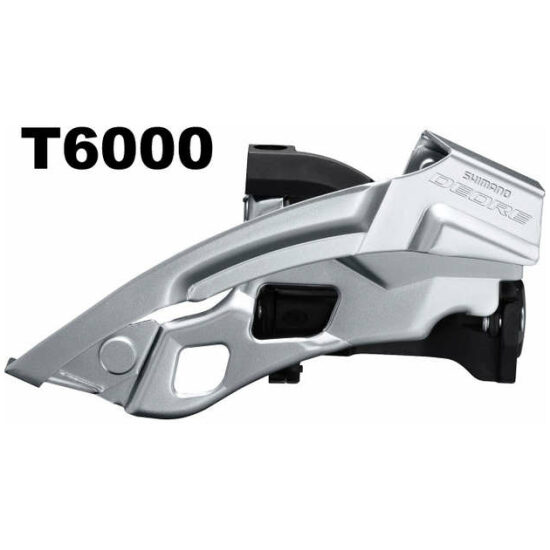Shimano 10v V.Derailleur 10Vx3 Shim FD-T6000L3 Deore dualpull topswing 63/66' SERIES ZWART