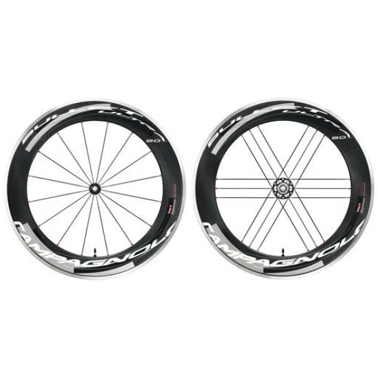 Campagnolo WIELSET 28 CA BULLET ULTRA 80 DARK 9/10/11V ZWART