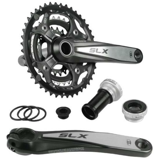 Shimano CRANKSTEL HOL2 22/32/44 SH SLX M660 175 9V ZWART