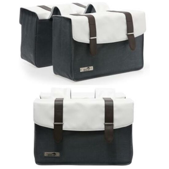 New Looxs TAS BOLZANO DUBBEL CANVAS ANTRA GRIJS / GREY