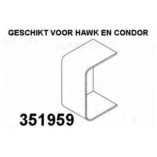 Spinder FIETD ACHTERLICHT BESCHERMKAP HAWK/FALCON