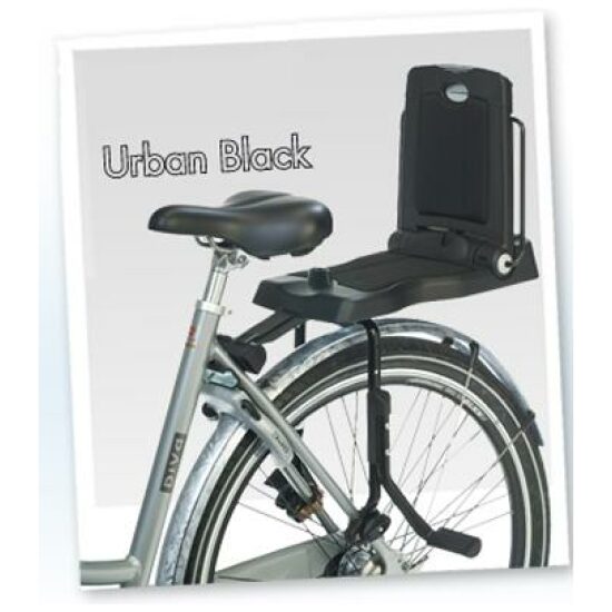 Bobike DUO A JUNIOR URBAN BLACK Z/MONTUUR ZWART / BLACK