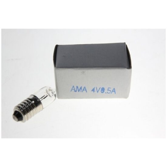Lamp 4V 0.4A halogeen E10 schroefdraad MC/Ekolight