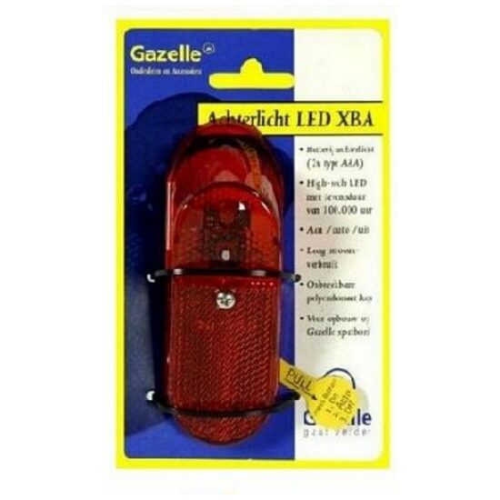 Gazelle Spanninga Achterlichtbatt Gaz/Span XBA led passend nr.7/9 auto/I/O 447101195
