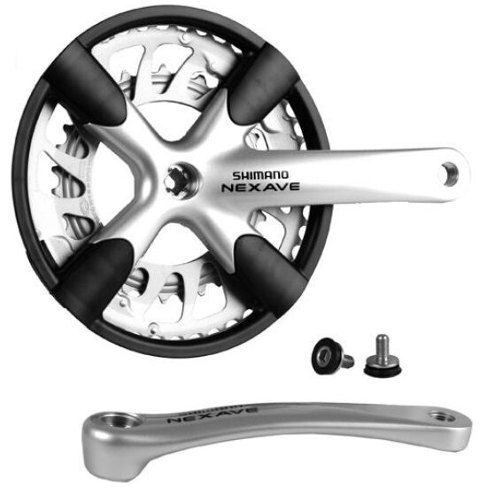 Batavus BAT CRANKSTEL Z/S RACE 34/46 SH NEXAVE +8MM ZILVER