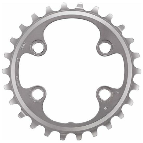Shimano 11v Kettingblad 26T-BC Shim 11Vx2 XT FC-M8000 Voor 36-26T Y1RL26000 Black
