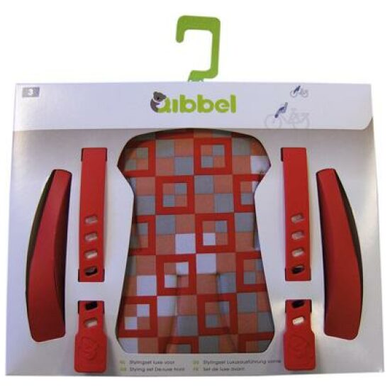 Widek DUOD QIBBEL STYLINGSET V LUXE CHECKER RED Rood