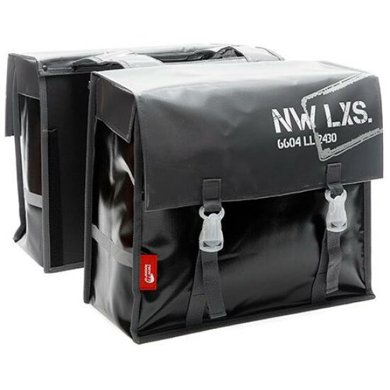New Looxs TAS BISONYL BASIC DUBBEL GRIJS/ZWART Grijs / Zwart