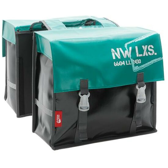 New Looxs NL dubb tas bisonyl Basic grn Groen / Zwart