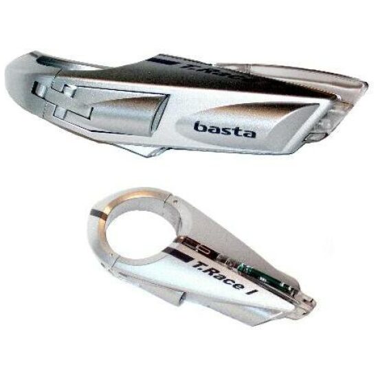 Basta ACHTERLICHT T RACE LED BATT ZILVER