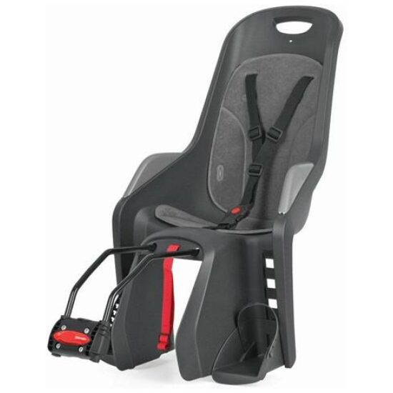 Polisport Duo achter Pol Bubbly Maxi framebev grijs/zwart Zwart/Grijs