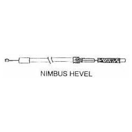 Xlc KABEL VERS KPL SA NIMBUS PLAAT STELB VAST Zwart