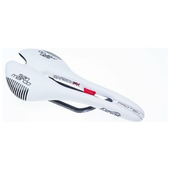 Selle San Marco Zadel san marco aspide carbon fx open protek carbo Wit