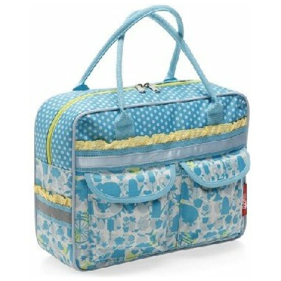 New Looxs Tas Emmy Single poly elephant blue 10L 33x25x12 Blauw