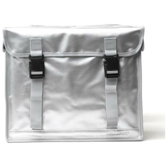 New Looxs TAS BISONYL DUBBEL LARGE ZILVER