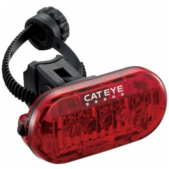 Cateye ACHTERLICHT CAT OMNI 5 LD155 LED BATT Zwart