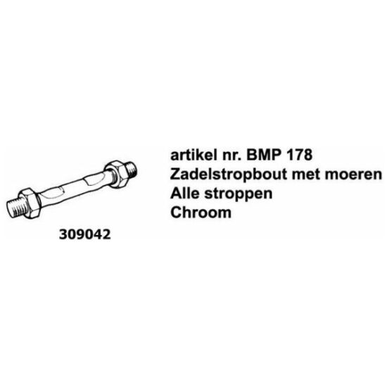 Brooks ZADED STROPBOUT B66 BMP178 CHROOM