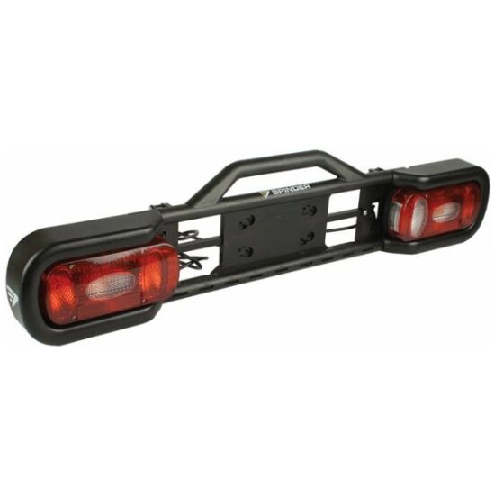 Spinder FIETD LICHTBALK CROSS/BASIC UITSCHUIFBAAR Zwart