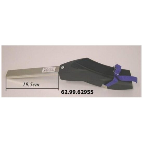 Twinny Load Wielgoot Lang Met Riem Pvc Aluminium Drager ZWART
