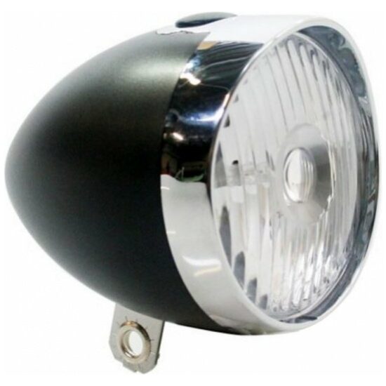 Move Koplamp batt 1-led Smart BL112/chr 4lux standaard aan/uit incl.2xAA Zwart