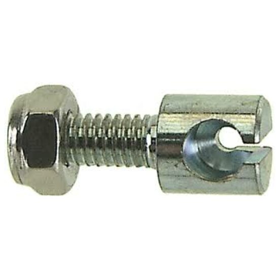 Bofix Kabeldeel stop voor bandage m/sleuf Gaz. (wp6) Zilver