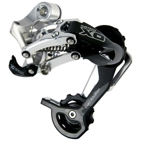 Sram DERAILLEUR A X0 10V MEDIUM CAGE SILVER ZILVER/ZWART