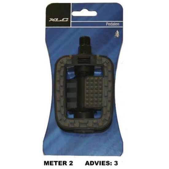 Xlc PEDAAL COMFORT ANTISLIP GRY/ZW STEL GRIJS/ZWART