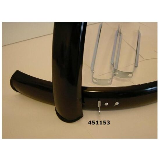 Merkloos SPATBORDSET 22 STAAL 55MM ZWART
