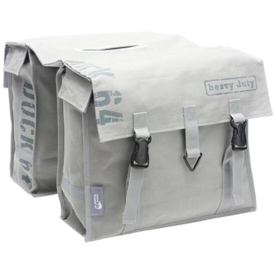 New Looxs TAS DOCK DUBBEL CANVAS GRIJS