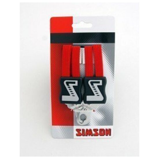 Simson Snelbinder color young extra lang 3 binder universele asplaat Rood