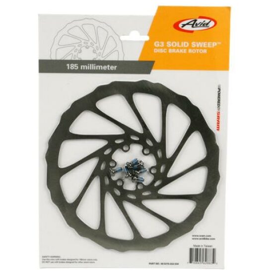 Avid REMD SCHIJF G3 SOLID SWEEP 185MM
