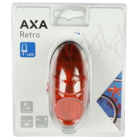 Axa ACHTERLICHT RETRO LED BATT SPATBORD KRT