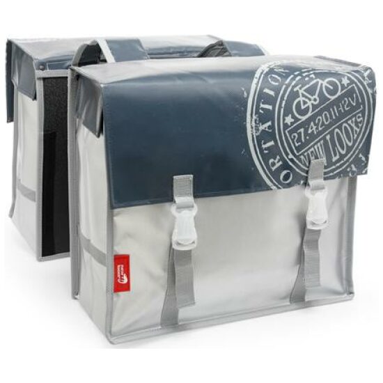 New Looxs TAS BISONYL BASIC DUBBEL BLAUW/ZILVER BLAUW / ZILVER