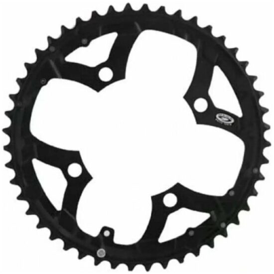 Shimano 9v Kettingblad 44T/104 Shim 9V FC-M480S staal Y1EA98030 BLACK