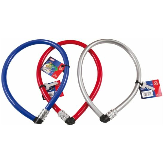 Abus Slot kabel cijfer 55cm ass kleur 1100/55 codeslot Silver
