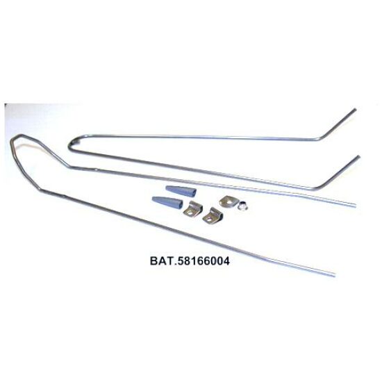 Batavus BAT SPATD STANGSET DRAAD KPL 8 DLG RVS