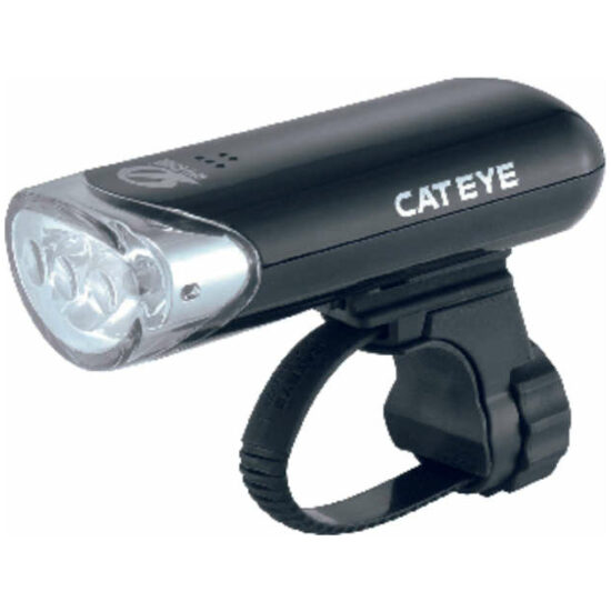 Cateye KOPLAMP CAT EL135N 3 LED BATT STUUR ZW Zwart