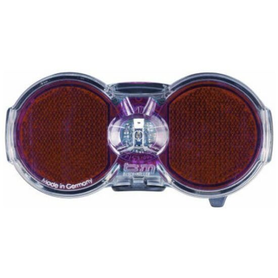 Busch & M??ller ACHTERLICHT B&M TOPLIGHT FLAT LED BATT STL AUT Zwart